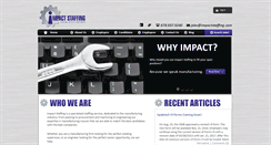 Desktop Screenshot of impactstaffing.com